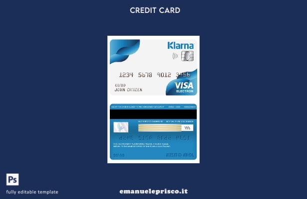 stile verificato Modello di carta elettronica per visto bancario finlandese Klar